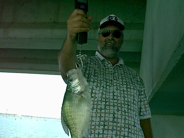 Monte with a big crappie