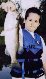 Ryan with a Buzz Bait Bass