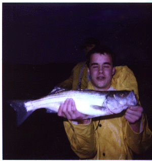 Seth with a nice Striper